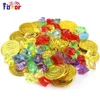 Amazon Hot Sale Party Favors Toys Assortment Pirate Gold Coins and Pirate Gems Jewelry for Play Favor Party Supplies