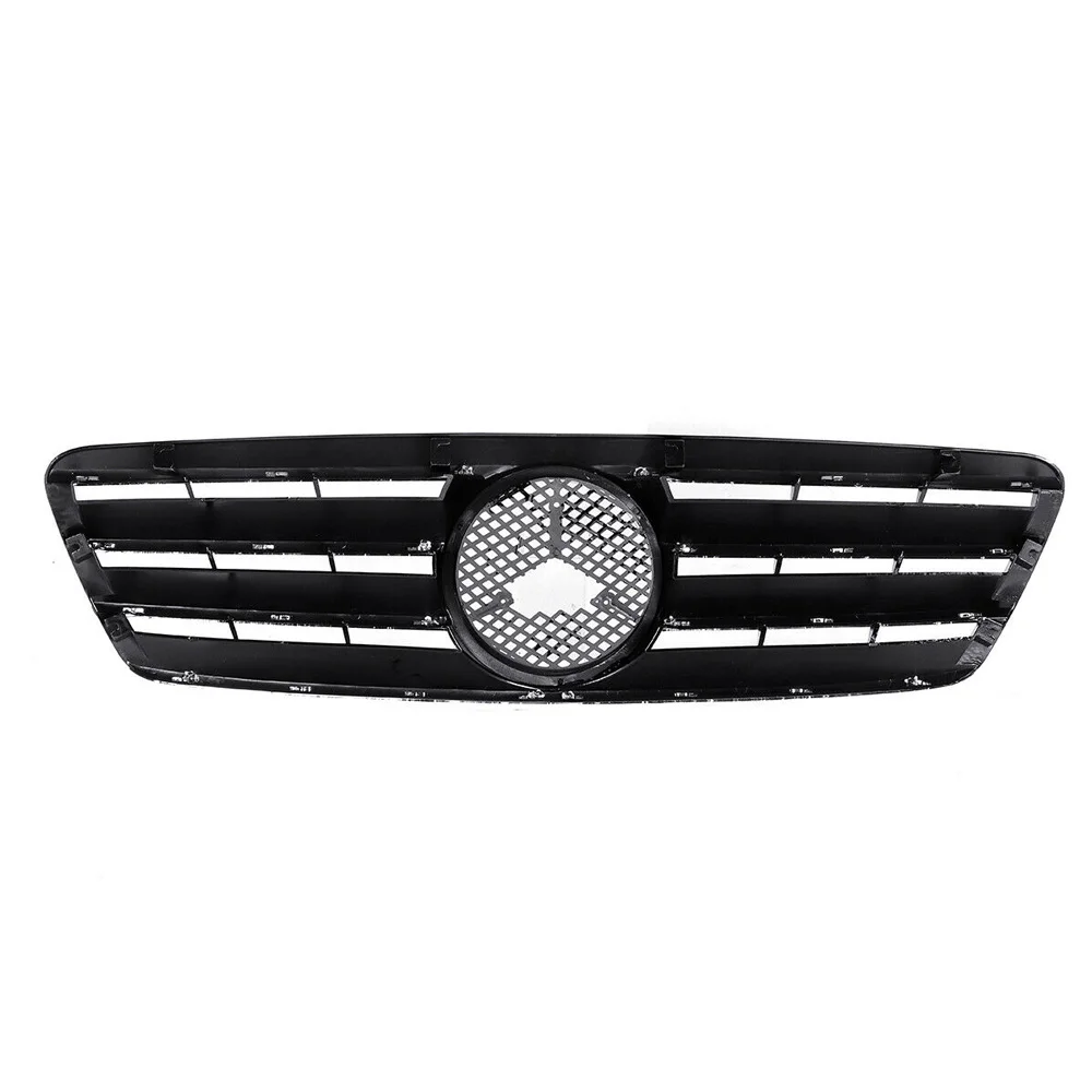 55tech Black Mesh Front Grille For Mercedes-Benz W203 C-Class (2001-2007) – C230, C320, C32