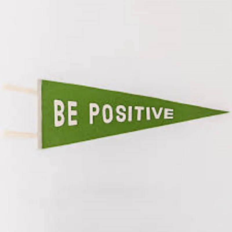 we can print logo on it felt pennant for home decoration