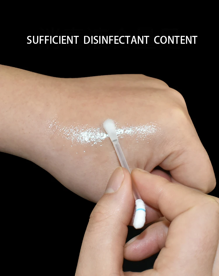 Aliexpress amazon Alcohol cotton swab with liquid medical cotton swabs