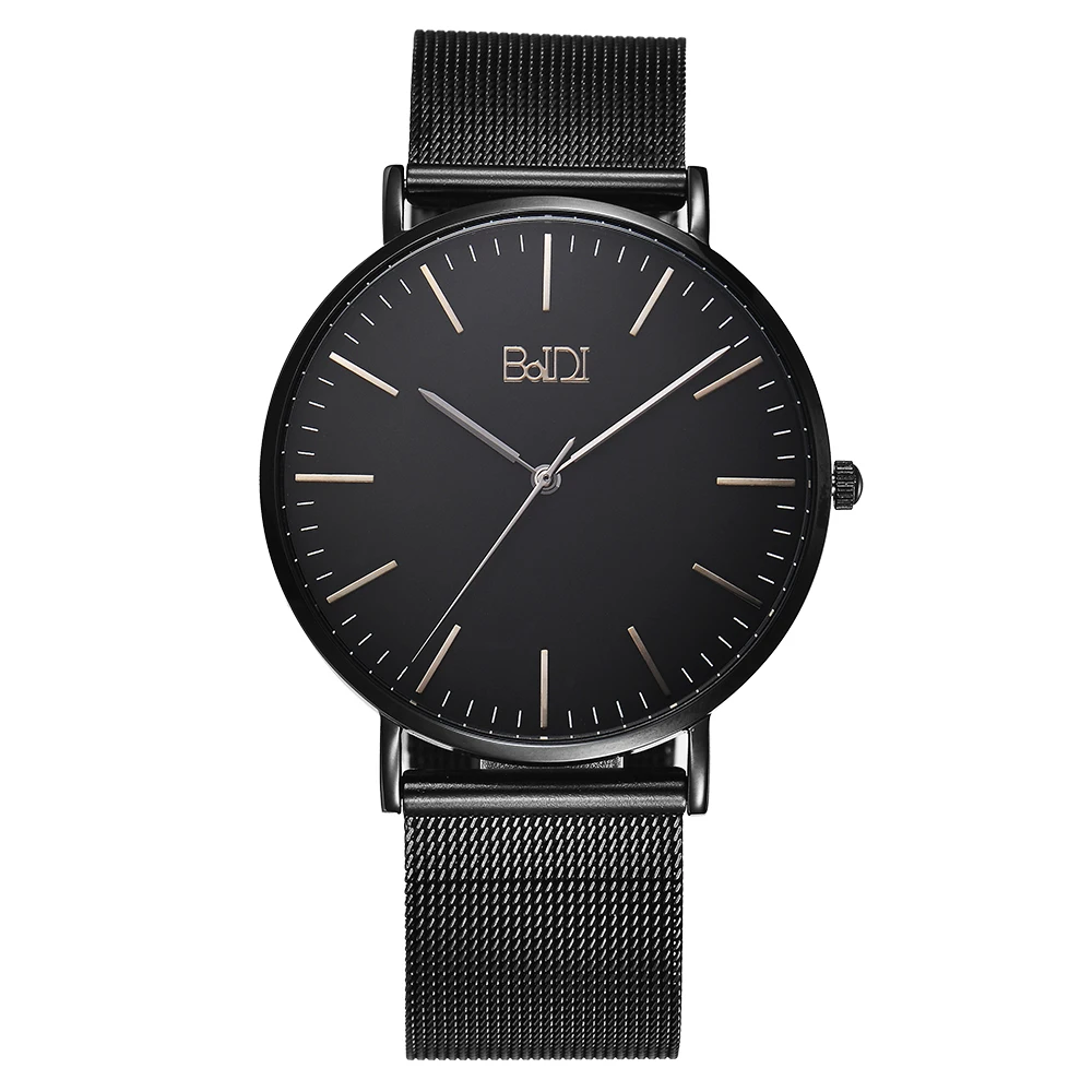 可互换网状带不锈钢奢华手表石英品牌男士手表手腕 - buy stainless