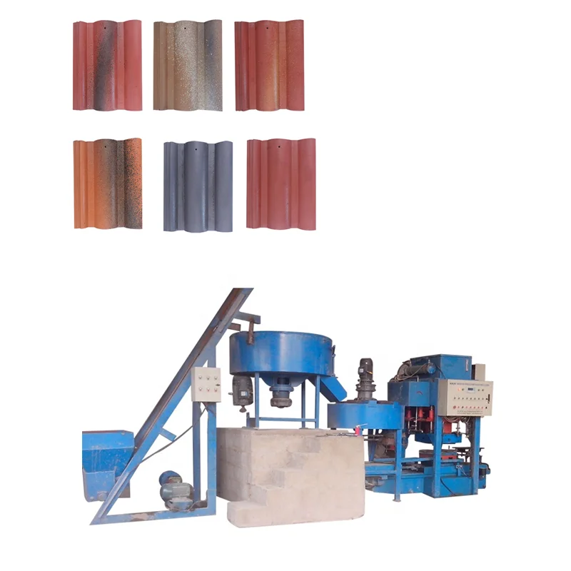 New Corrugated Color Glazed Tile Making Machine Automatic Concrete Tile