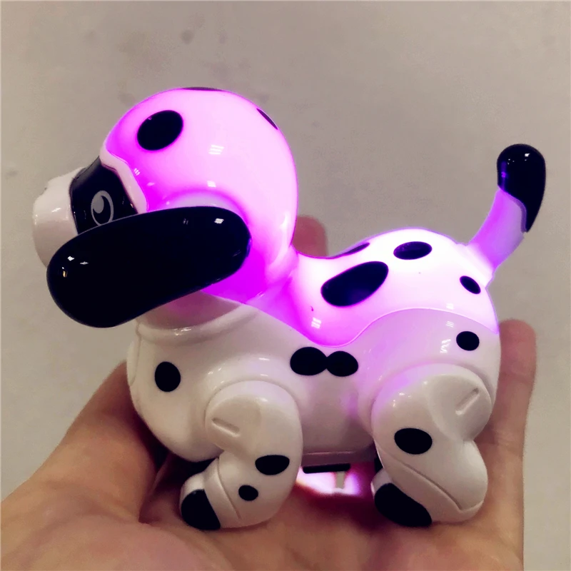 Magic Inductive Educational line following robot, Mini Dog with Colorful LED Lights Toys Gift for Kids