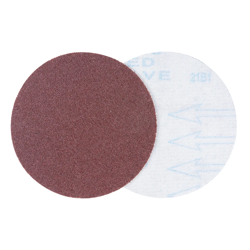 Hook And Loop Sand Disc 6080100 Grit Aluminum Oxide Sanding Discs