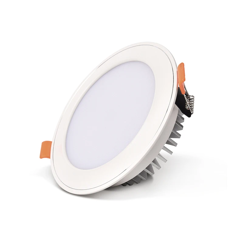 7w 9w 12w 15w 18w Gold Ceiling Recessed LED Downlights Round Panel Down Light