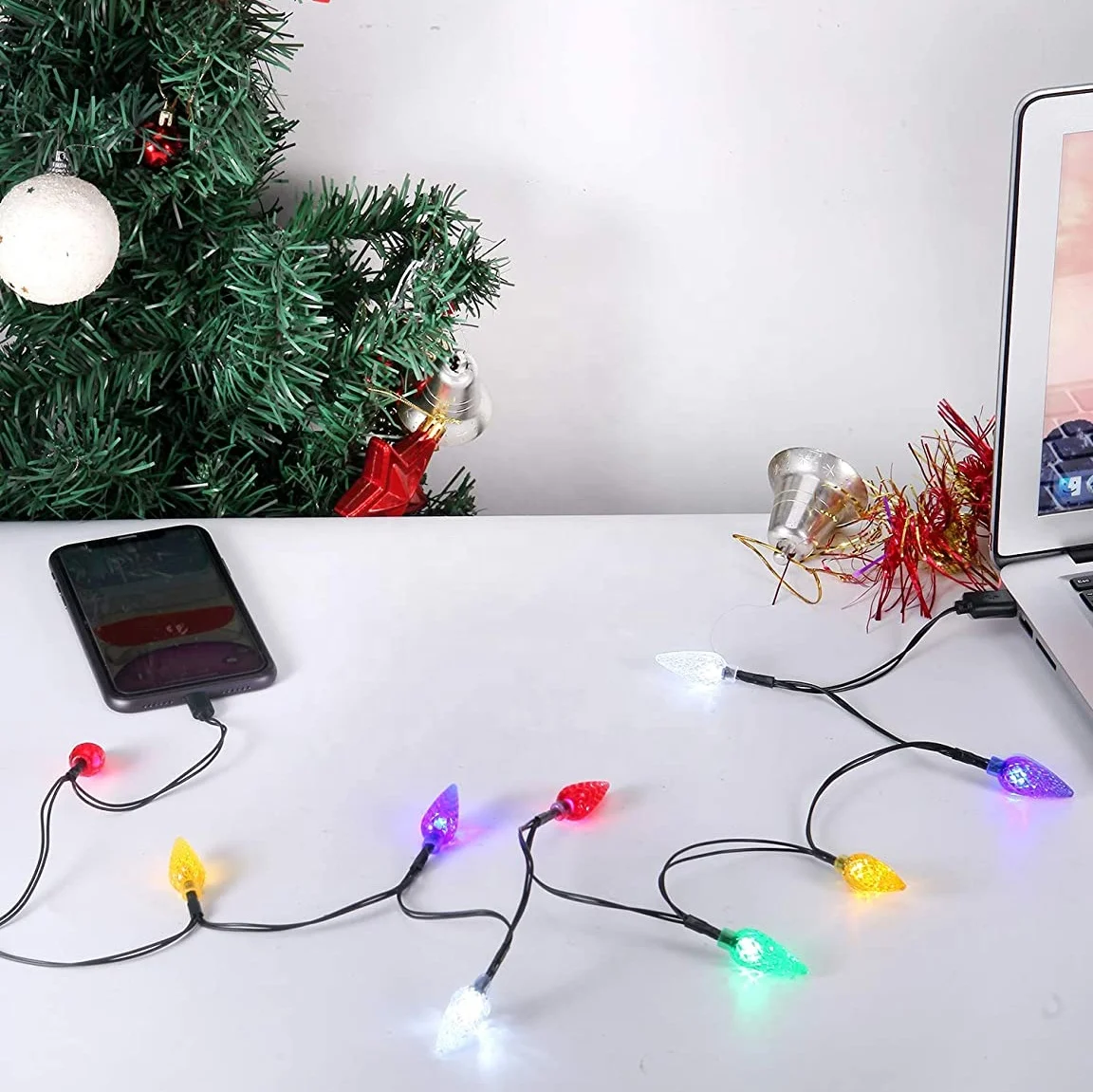 Christmas Light 10led Festival Lighting Led Light Phone Charger