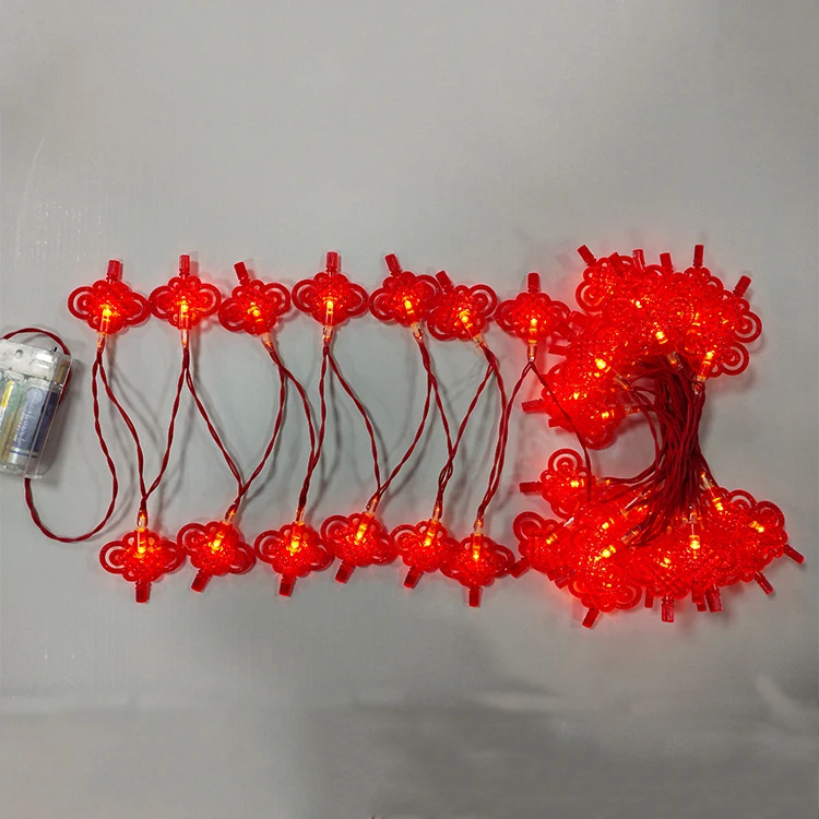 Hot sale high quality  battery 50L LED Chinese knot light for Beaming Spring Festival