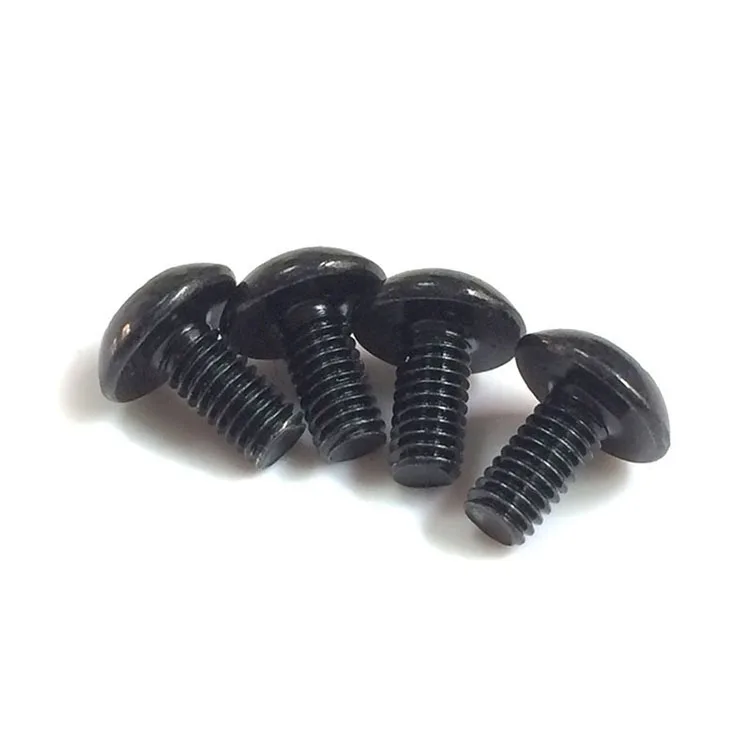 M3 M4 Steel Black Zinc Torx 6 Lobes Hexalobular Socket Button Head