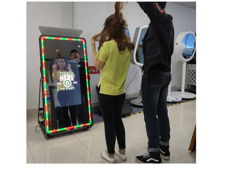 Touch Screen Photo Booth Kiosk Machine With Printer And Camera For Sale