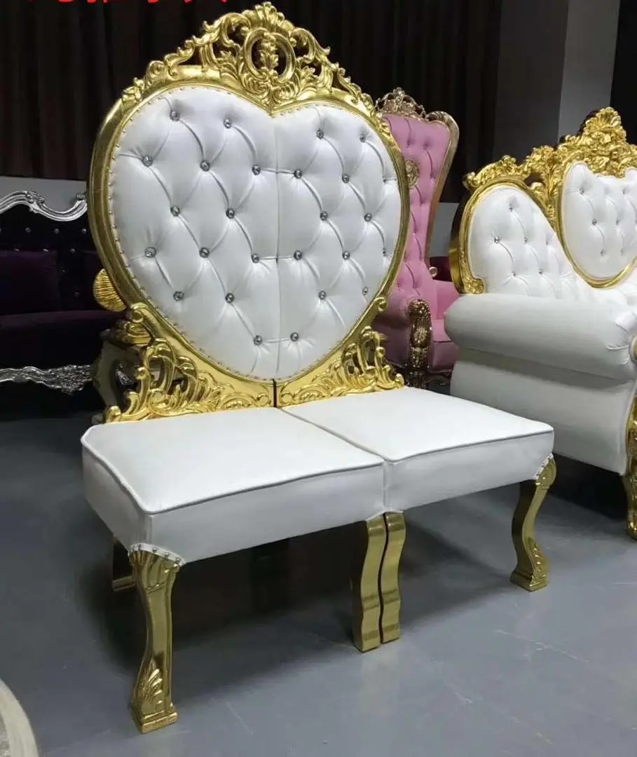 High Back Wooden Carved Loveseat Heart Throne Buy Queen Throne Sofa
