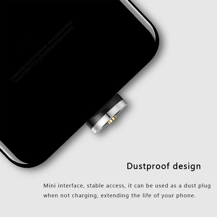 Led usb magnetic cable charger 360 degree rotation magnetic usb cable 3 in 1 usb magnetic cable charger - ANKUX.COM