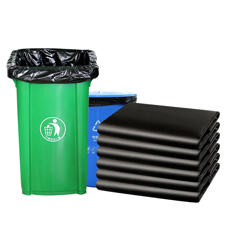Heavy Duty Extra Large Bin Liners Garbage Trash Bags Black Plastic Bags