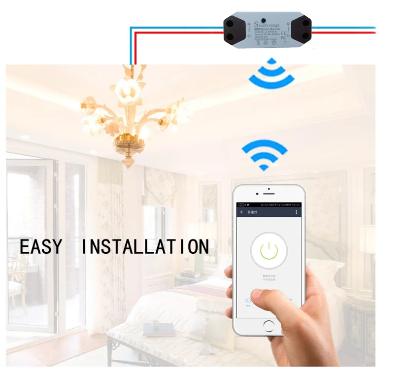 2020 fashion design Wifi Switch Module Works with Alexa For Smart Home Automation