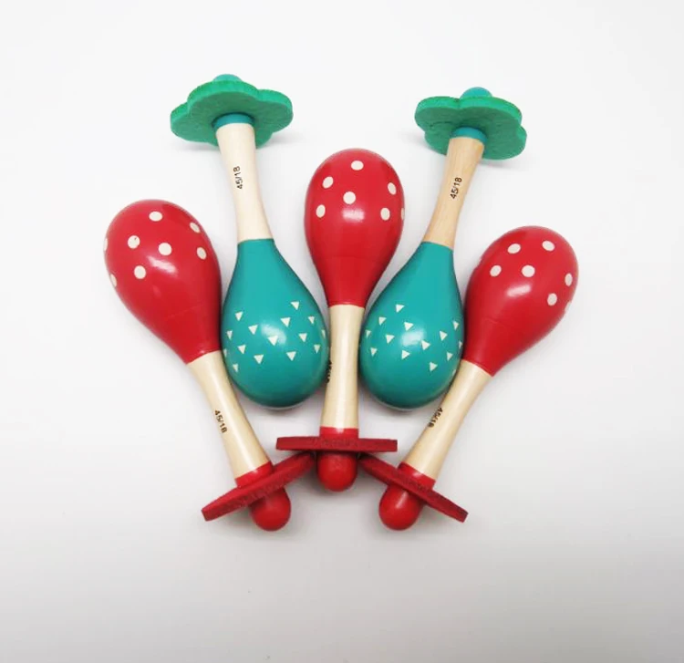 Baby Toy Musical Instrument Mini Wood Maracas For Sale Buy Baby