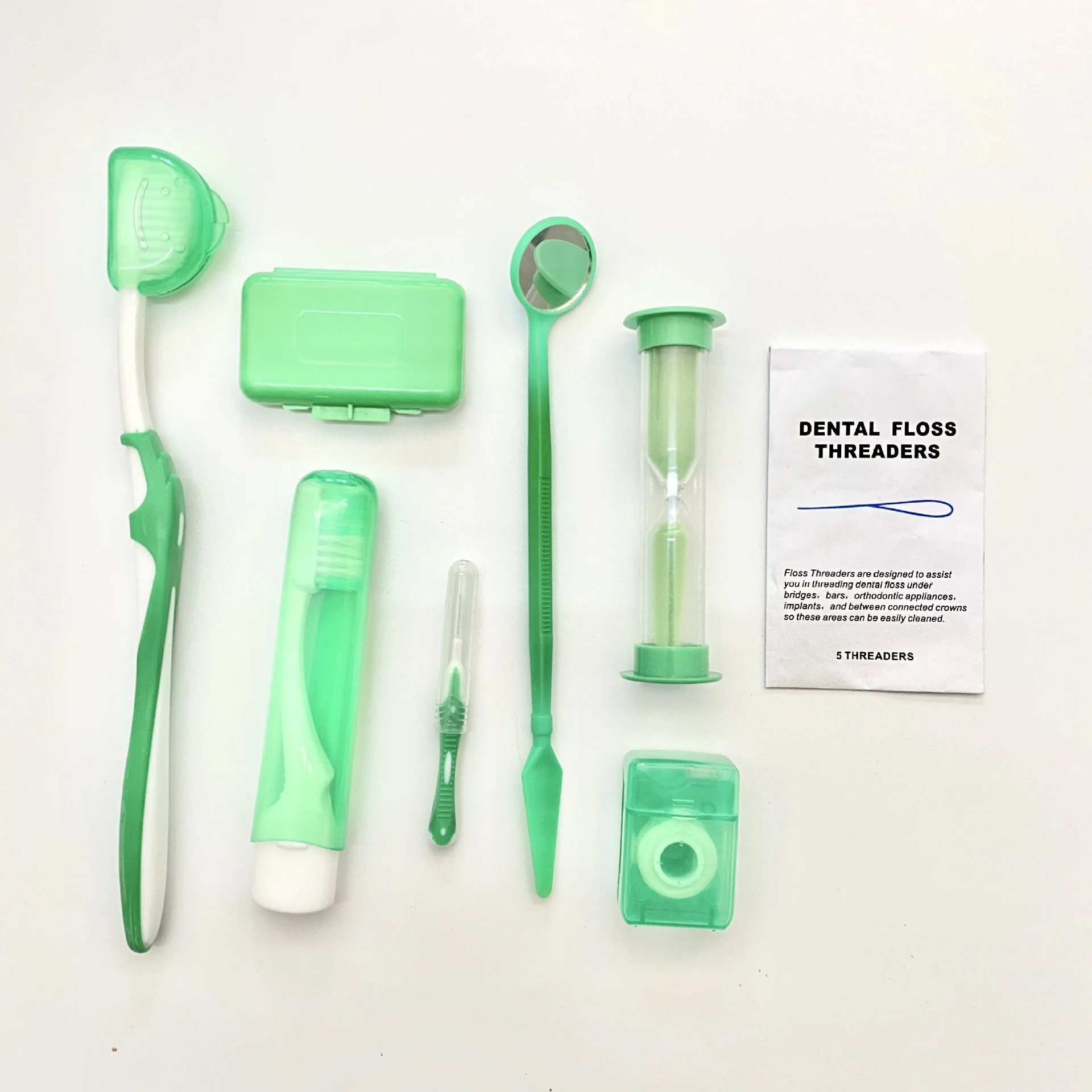 Dental Teeth Tooth Oral Care Orthodontic Set 8 Piece Soft Bristle ...