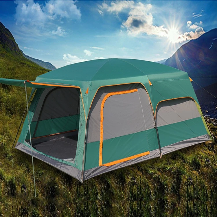 Canvas Big Family Outdoor Camping Tent 