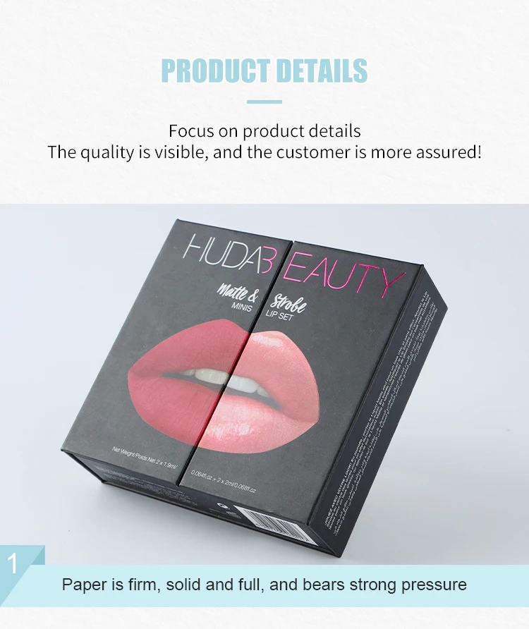 Personalized Eco Friendly Lip Gloss Kit Packaging Box Cosmetic Magnetic Gift Box Buy Eco Friendly Cosmetic Box Lip Gloss Kit Packaging Box Cosmetic Packaging Box Product On Alibaba Com