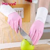 Customized Maryya High Quality Hand Washing Gloves Household Latex Coated Cleaning Gloves Large Size