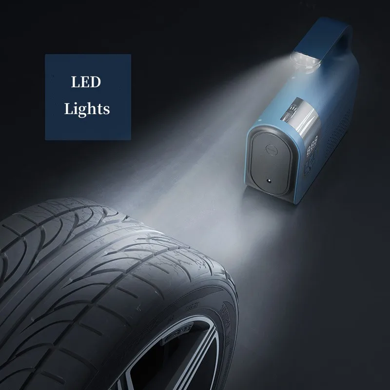 12v Wired Vehicle Air Compressor Digital Display 120w Tire Inflators