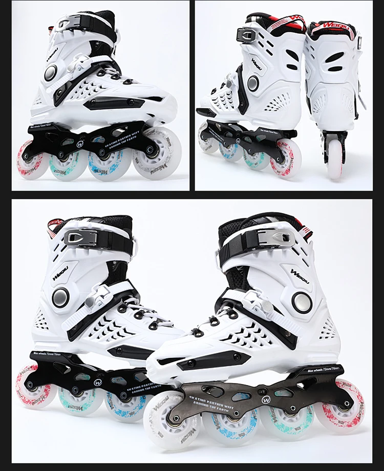 Fancy Professional Men And Women Roller Skates Full Flash Adult Inline