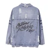 2019 Hot Sale Embroidery Denim Jacket Large Size Heavy Work Beaded Hole Denim Jacket