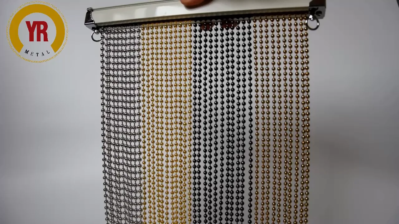 Interior Decoration Metal Ball Chain Curtain Buy Decorative Metal