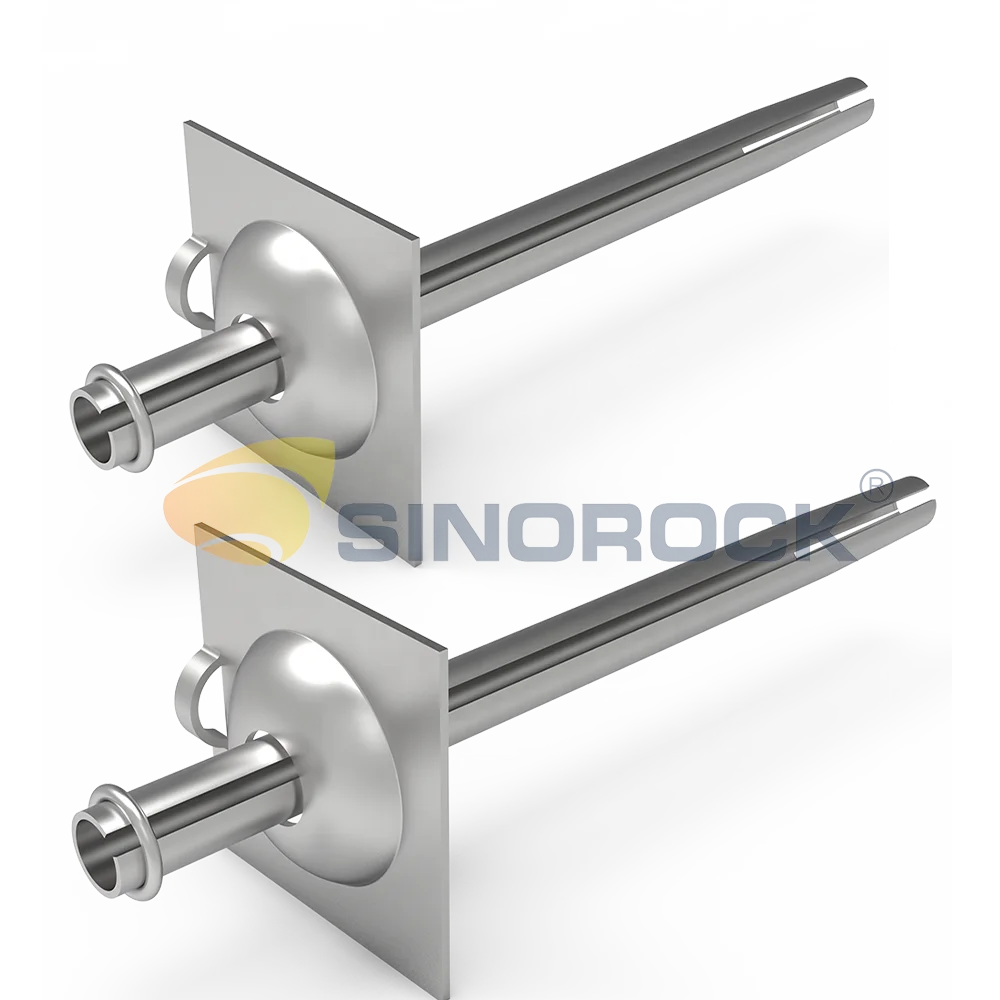 Hollow Anchor Bar Friction Rock Bolts Full Threaded Steel Self Drilling