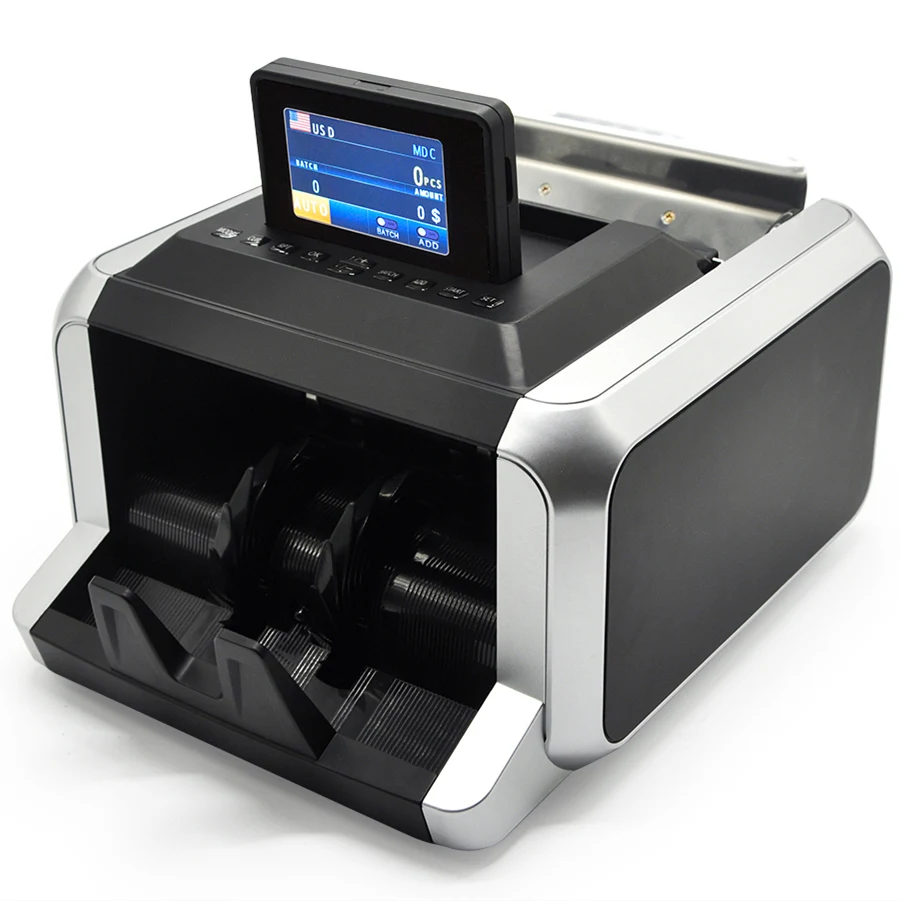 High Quality Note Counter back Loading Mix Currency Value Machine SH-05C