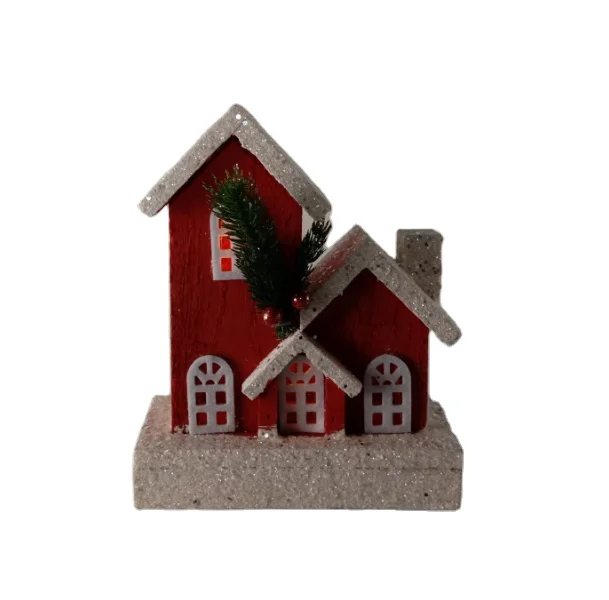 miniature christmas village light up christmas house for Xmas  71086