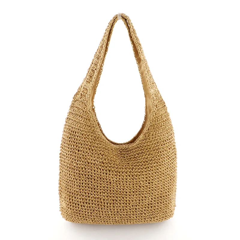 Wholesale Natural Extra Large Tote Straw Bag Handwoven Summer Beach ...