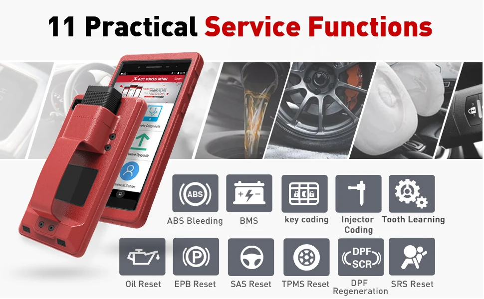 Full Function and Full System Vehicle Scanner Launch X431 Pros Mini Diagnostic Machine for All Cars