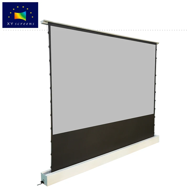 XYSCREENS 120 inch Portable floor rising ALR projection screen for ultra short throw projector
