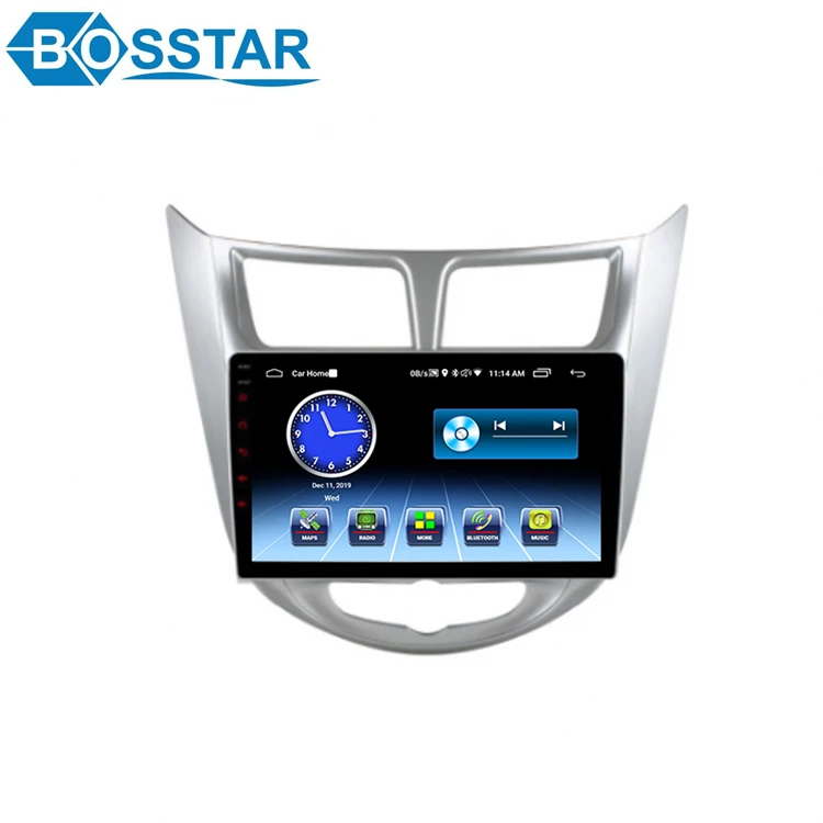 9 Inch Android Car Media System For Hyundai Accent/verna/solaris With Bt Buy Car Media System