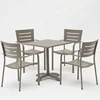 Foshan Table Chairs Commercial Cafe Modern Fast Food Used Outdoor Restaurant Furniture Set