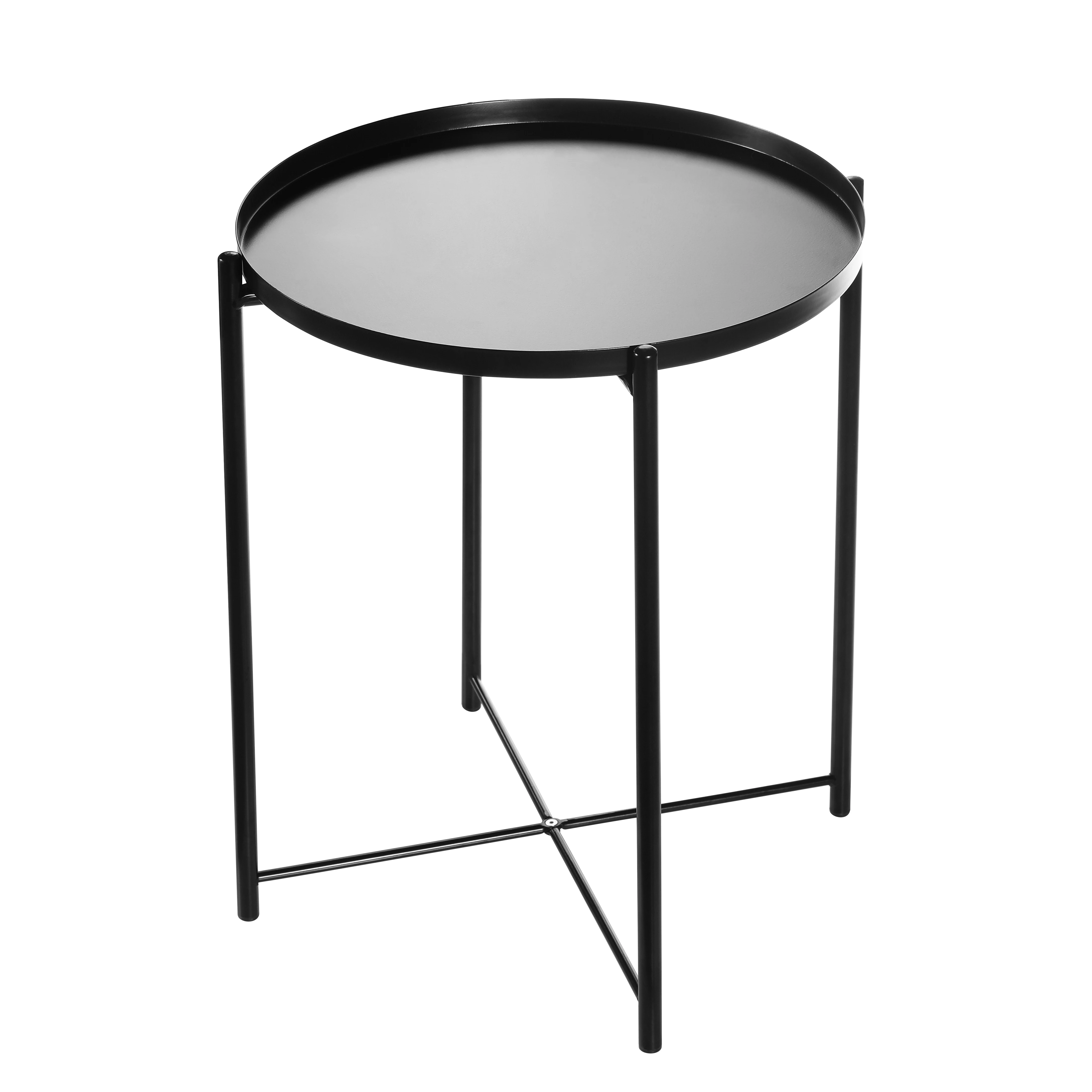 现代北欧简单金属边框设计可拆卸咖啡休闲桌子家具