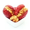Walnut stuffed organic red dates healthy and popular snack