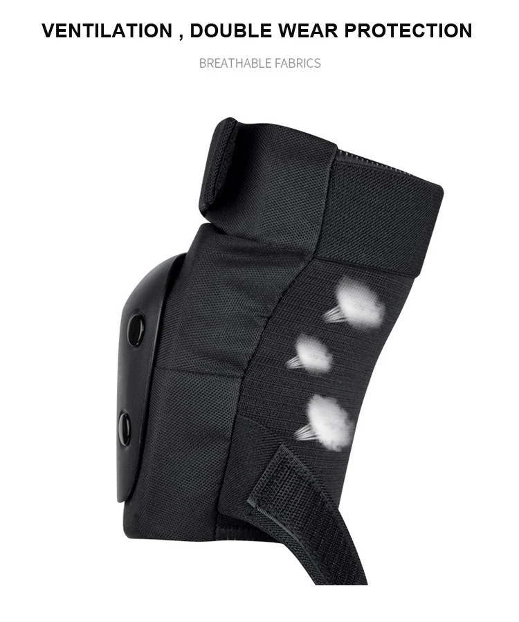 Knee Elbow Pads With Wrist Guard Adjustable Kids To Adult Protective