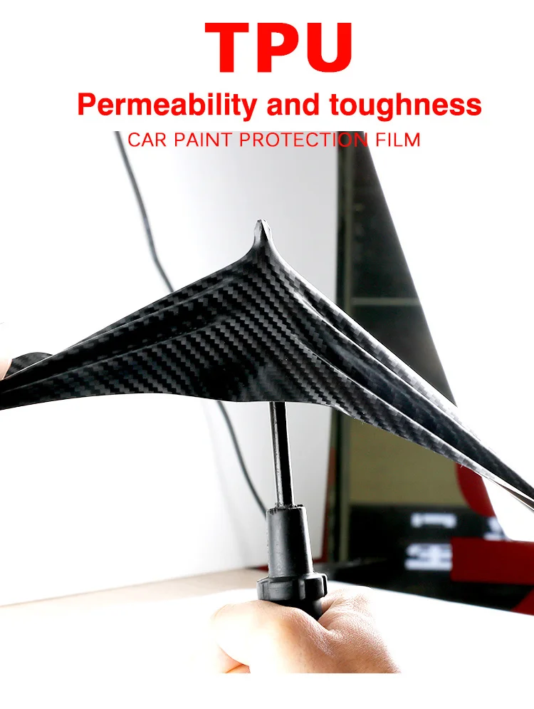 Carbon Fiber Scratch Resistance Transparent Car Accessories Tpu Ppf