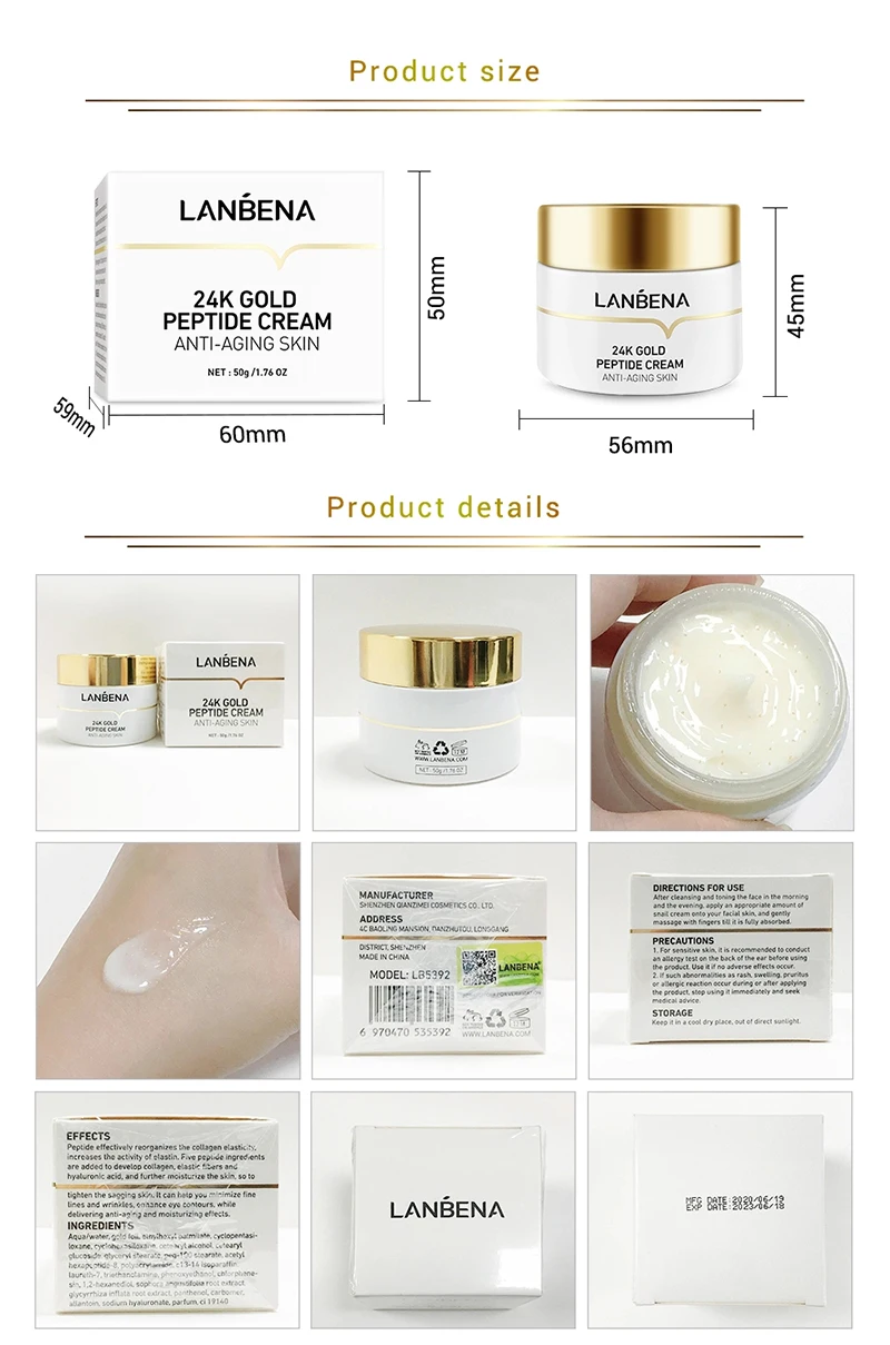 24k Gold Collagen Face Cream