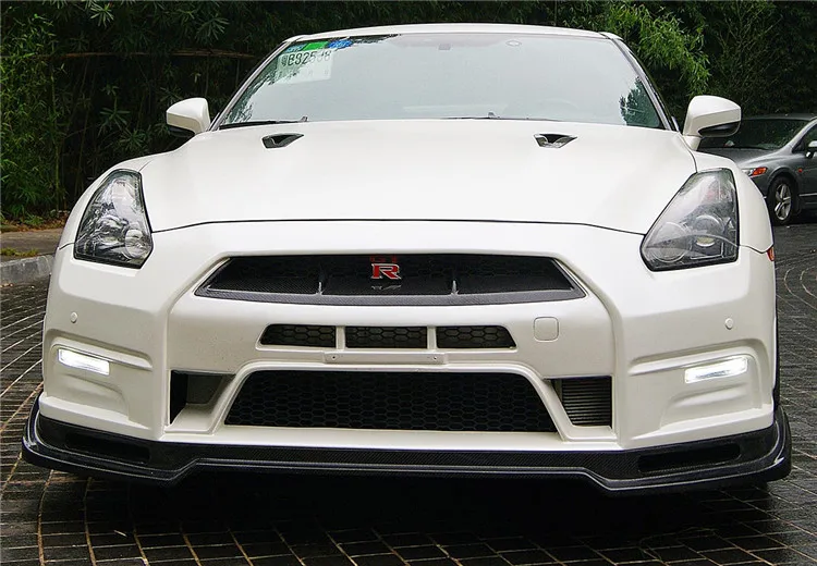 日产gtr R35前唇后扩散器侧裙的碳纤维车身套件引擎盖和行李箱扰流板扰流板 - Buy 日产gtr R35，车身套件，发动机罩 ...