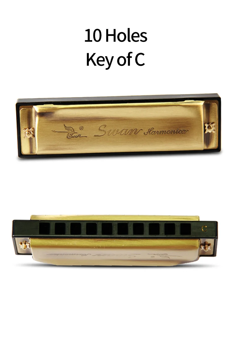 SWAN 1020-1 10 Holes Blues Harmonicas