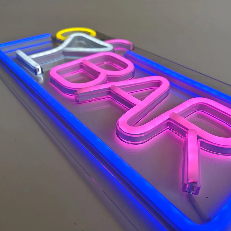 Neon Sign Custom Waterproof Glowing Elements Animated Elements Bar Neon ...