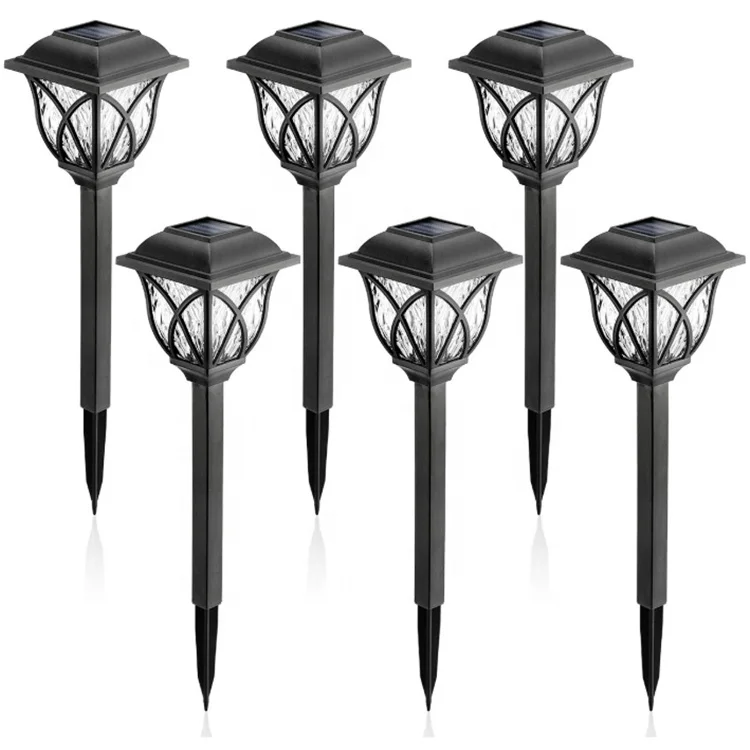 Best Quality Classic Black Solar Lights for Walkway Outdoor Yard