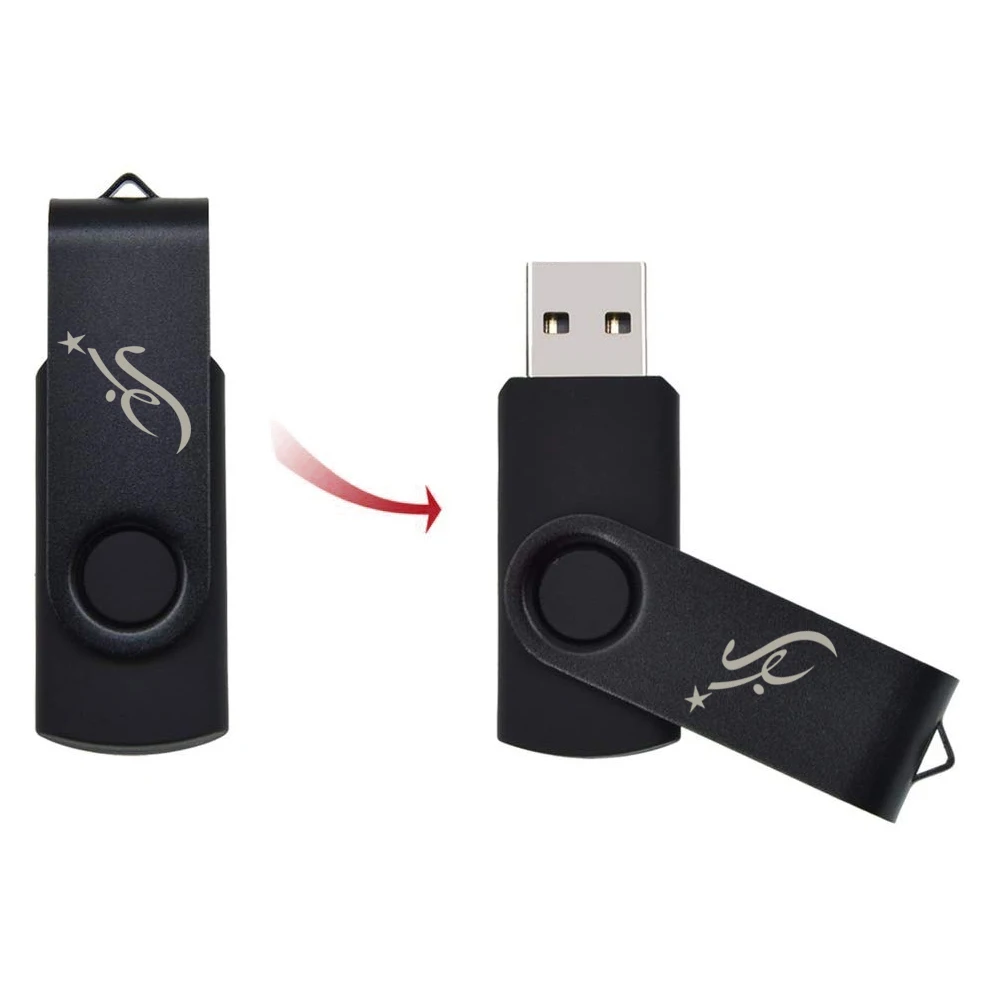 USB Stick 2.0 3.0 Full Capacity Swivel Flash Drives Pendrive Custom USB Flash Drive 4GB 8GB 16GB 32GB 64GB 128GB - ANKUX.COM