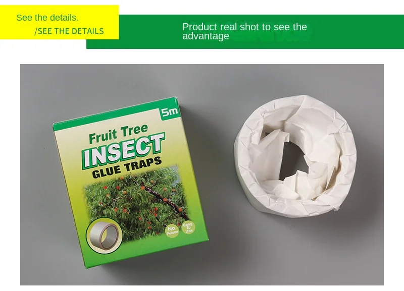 Outdoor Adhesive Insect Trap | Protects Trees, Fruit & Plants From ...