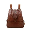 Wholesale Most Popular High Quality Genuine Leather Multifunction New Design Vintage School Backpack Leather