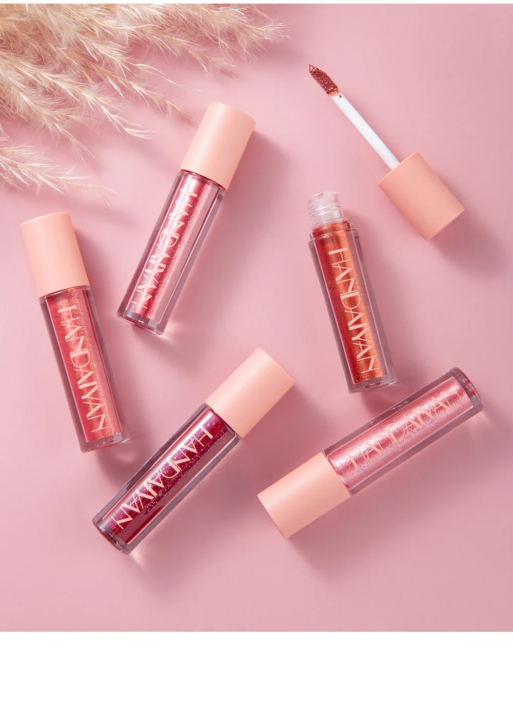 10scc metallic shimmer color glazed with magic lip gloss