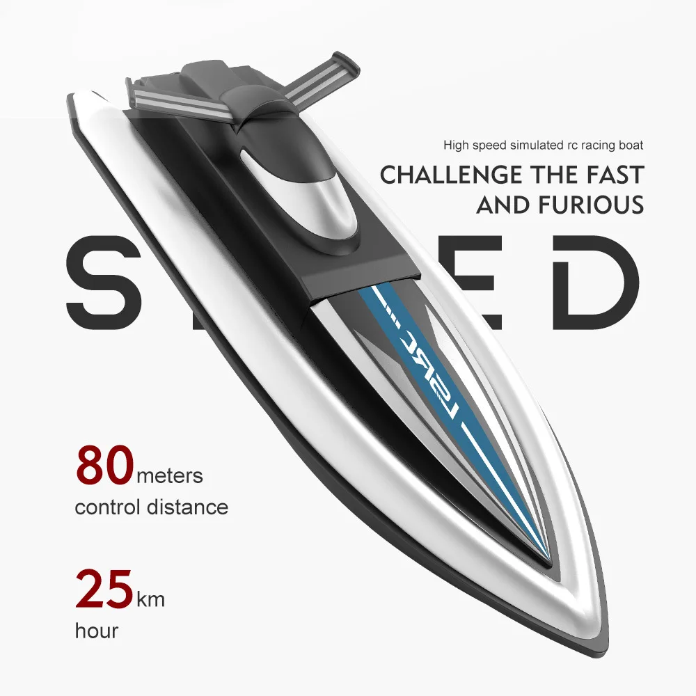 2.4 Ghz High Speed Adventure Racing Remote Control Boats Electric Rc Boat Ship Toy for Boys