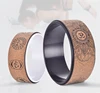 Custom Private Label Balance Exercise Training pilates yoga wheel roller eco-friendly cork yoga wheel for Body Balance