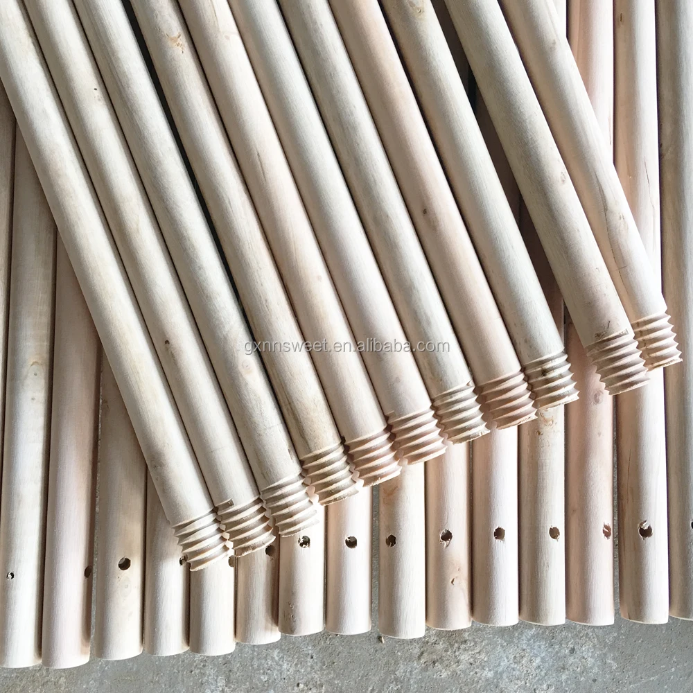 直原料天然木制扫把柄/扫帚木棒 - buy wooden stick for broom